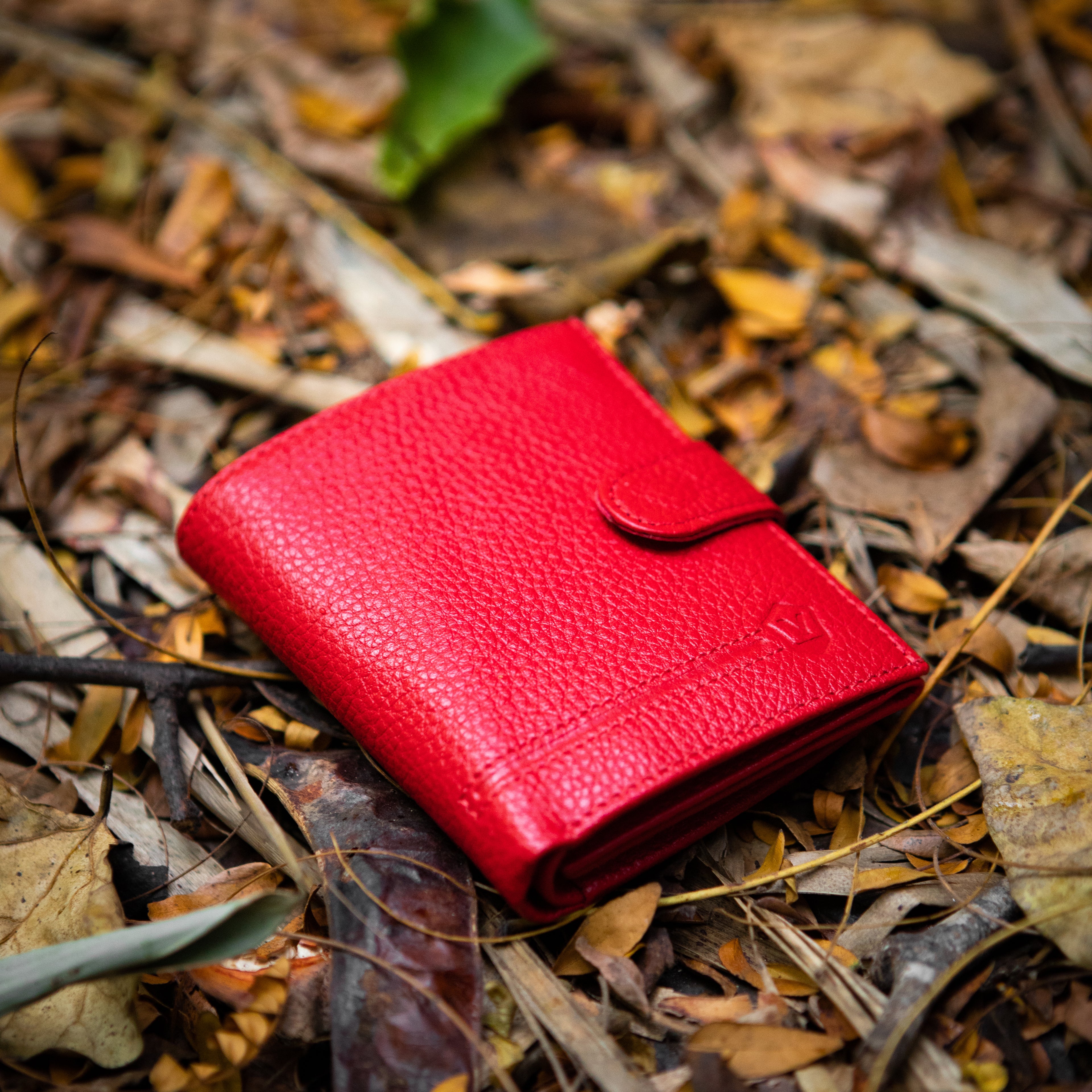 portfeuille pour femme rouge