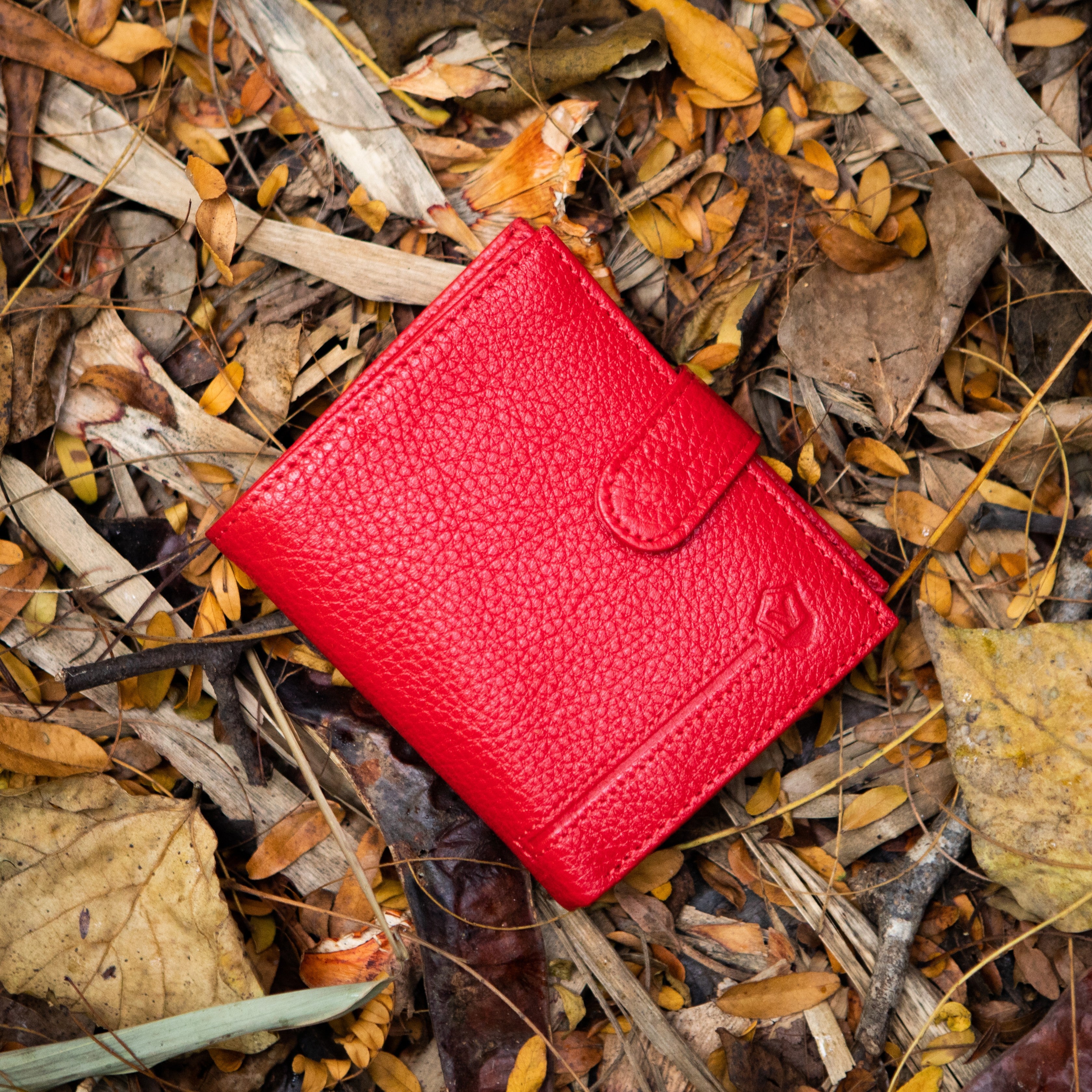 portfeuille pour femme rouge